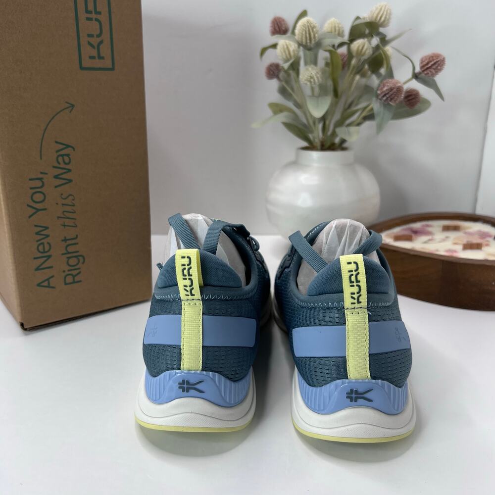 Kuru Stride Move Novaknit Slip On Comfort Sneaker Blue Gray Women 7.5M NWB - Picture 4 of 10